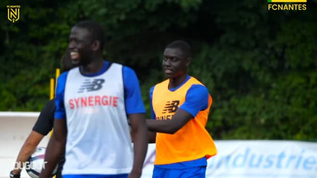 Abdoulaye Dabo's at Nantes training session